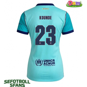 Barcelona Jules Kounde #23 Tredje Tröja Kvinnor 2026-27 Kortärmad